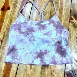 Victoria’s Secret Pink Tie Dye Sports Bra Lined Racerback